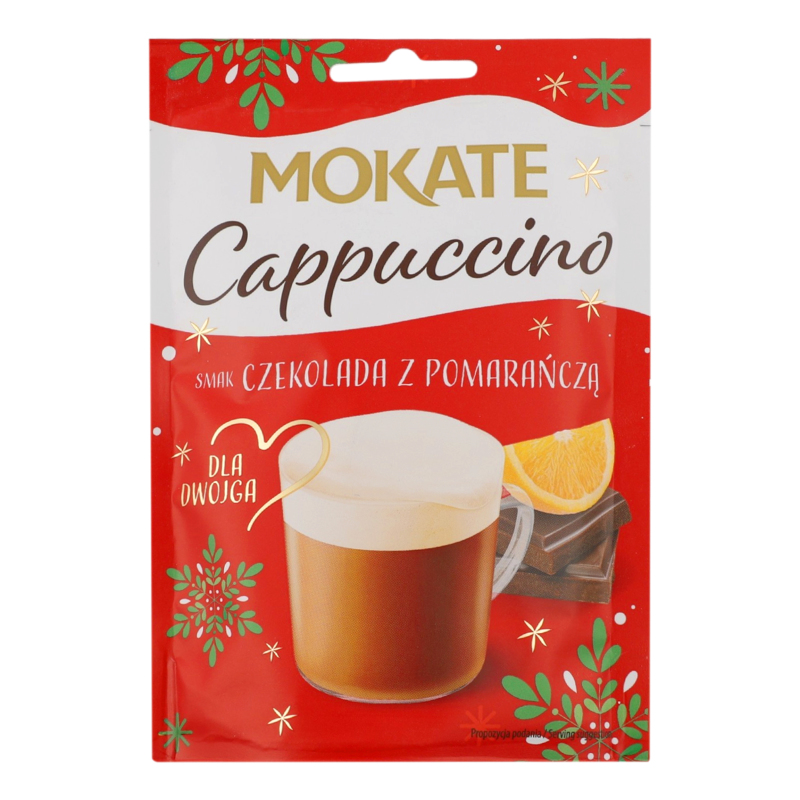 Напій зі смаком шоколаду з апельсином Cappuccino Mokate д/п