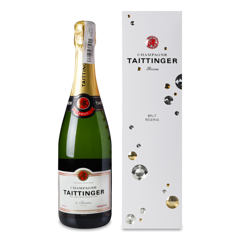 Шампанське Резерв біле брют 12,5% 0,75л коробка Тетенже