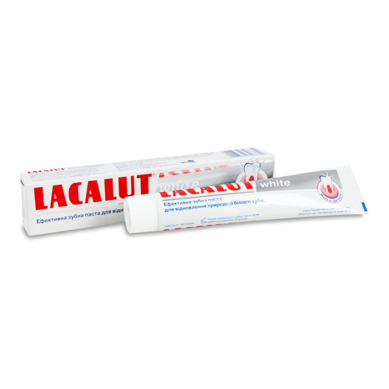 Паста зубна White 75мл Lacalut
