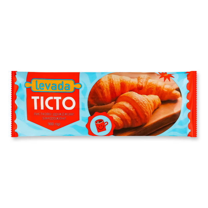 Тісто листково-дріжджове 900г Levada