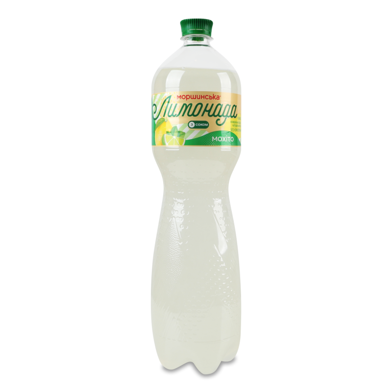Напій безалкогольний соковмісний Лимонада з смаком Мохіто середньогазований 1,5л пет Моршинська