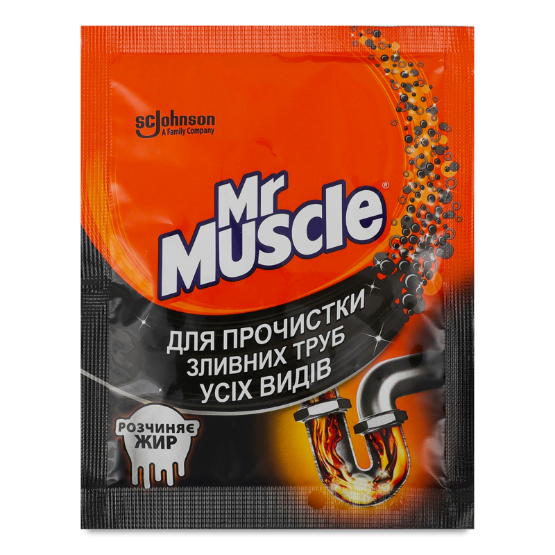 Засіб д/очищення зливних труб 70г Mr.Muscle