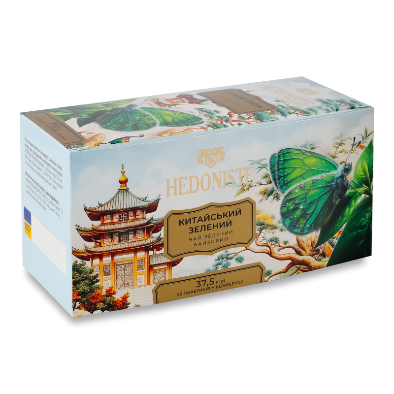 Чай Chinese green зелений байховий 25*1,5г Hedoniste