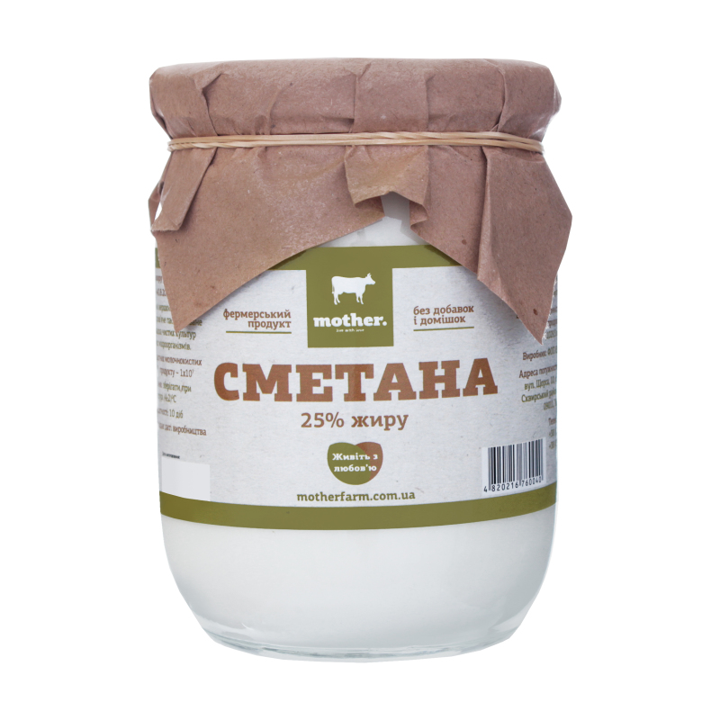 Сметана 25% Mother с/б 500г Mother(14820216760047): купить в