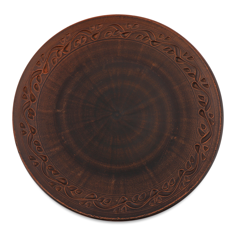 Тарілка кераміка декор плоска 21см Духм’яна піч