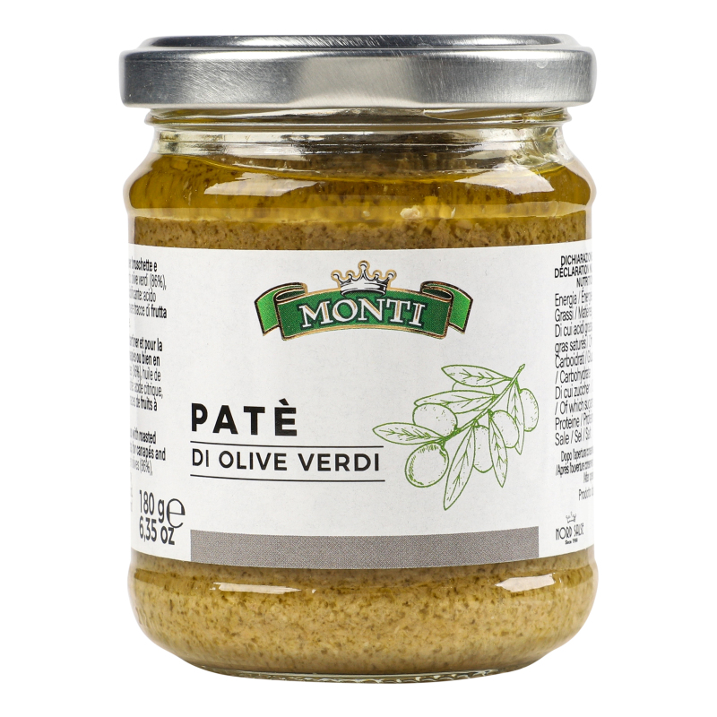 Соус із зелених оливок Pate Monti с/б