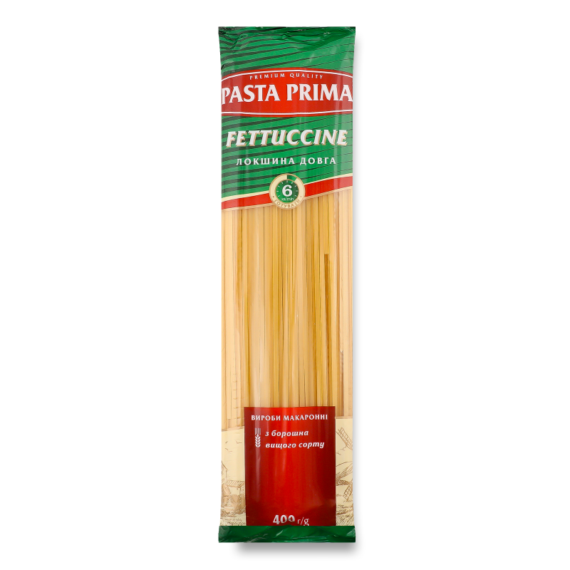 Вироби макаронні Локшина довга 400г Pasta Prima
