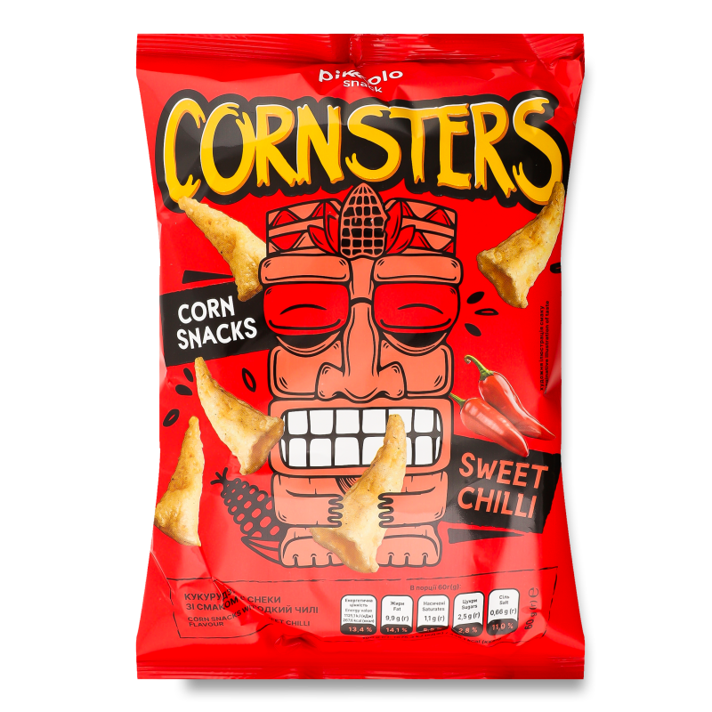Снеки кукурудзяні з смаком Солодкий чилі 60г Cornsters