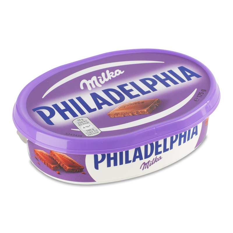 Сир м”який Філадельфія Мілка 13% 175г Крафт