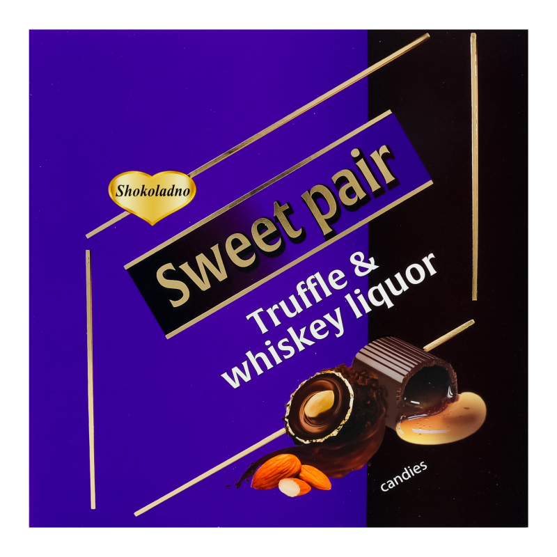 Набір цукерок Truffle&Whiskey liquor Солодка парочка Shokoladno к/у