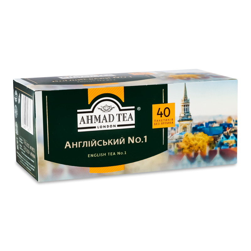 Чай Англійський№1 чорний 40*2г б/я Ахмад