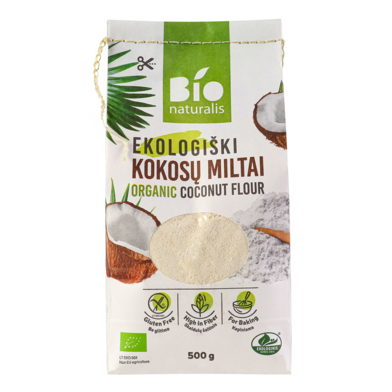 Борошно кокосове органічне Bio naturalis м/у