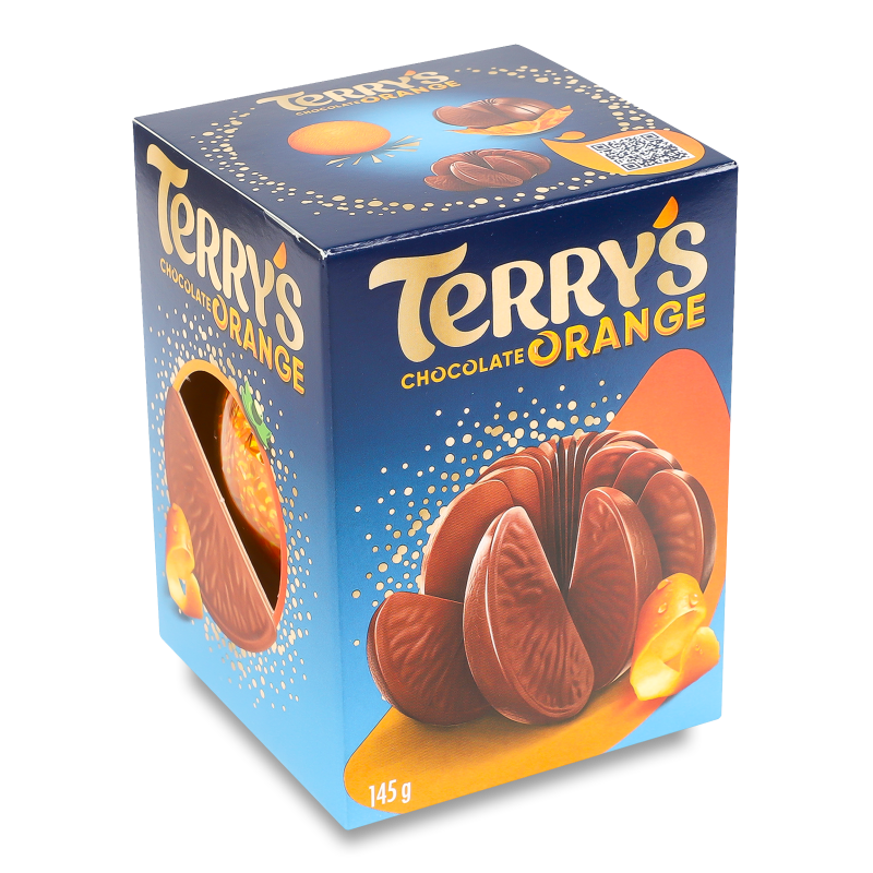 Виріб кондитерський Апельсин з молочного шоколаду 145г Terry’s Chocolate
