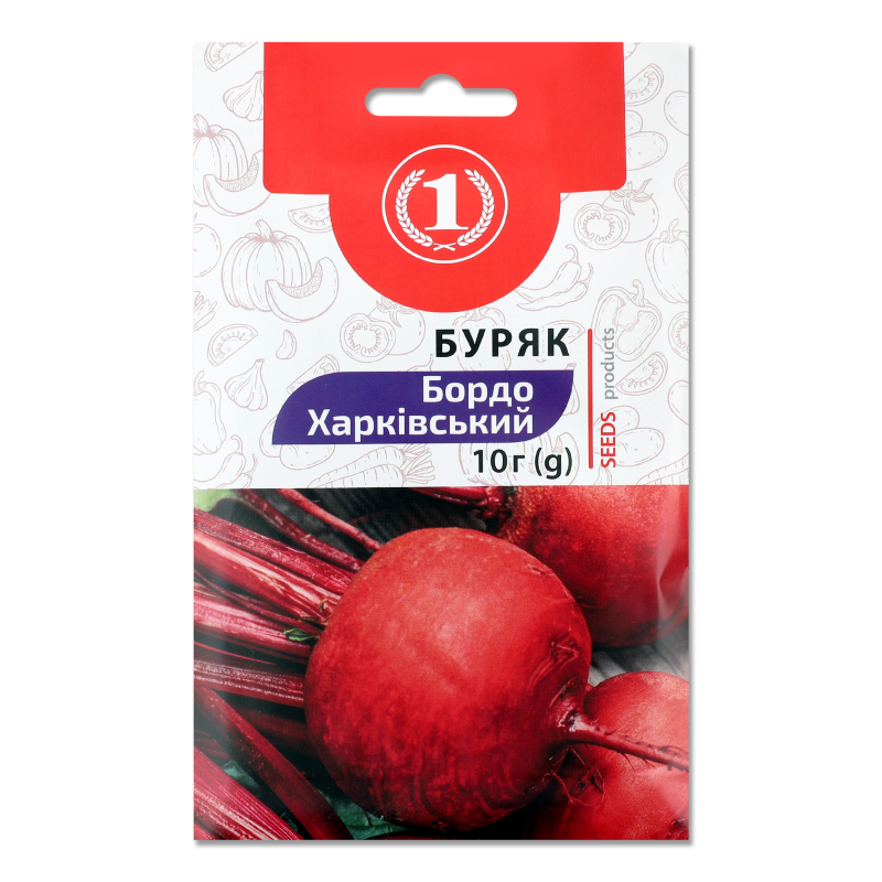 Насіння Буряк Харківський Бордо 10г ТМ “1”