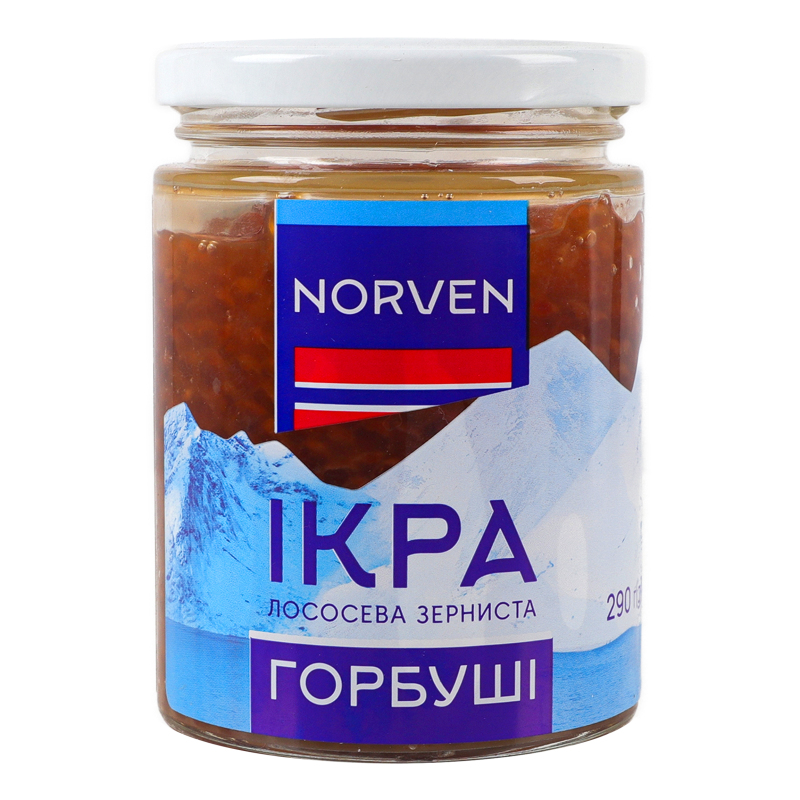 Ікра горбуші зерниста Norven с/б