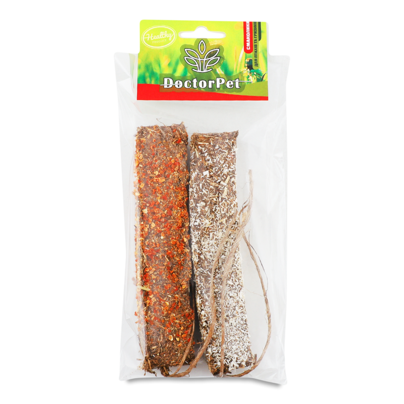 Крекери трав’яні д/гризунів 2шт п/е Doctor Pet