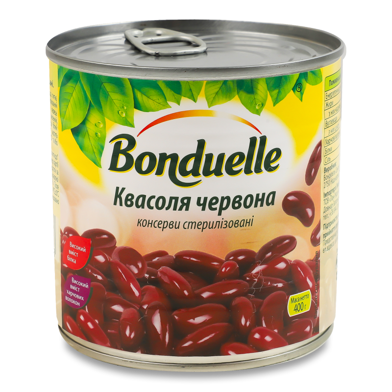 Квасоля червона в ніжному соусі 400г ж/б Bonduelle