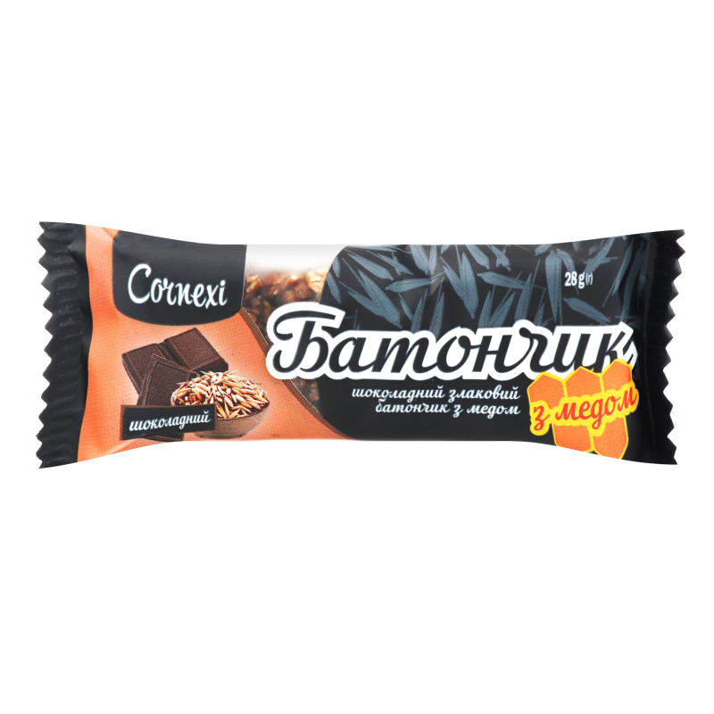 Батончик злаковий шоколадний з медом Cornexi м/у