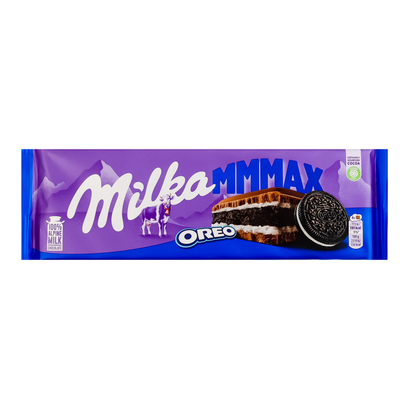 Шоколад молочный с начинкой со вкусом ванили и печеньем Oreo Mmmax