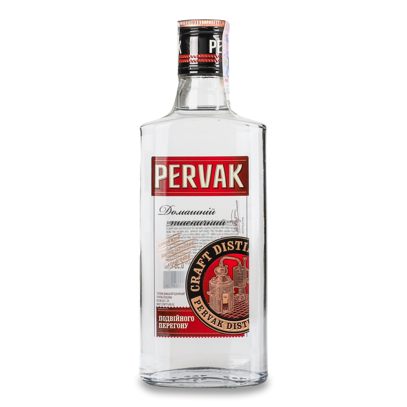 Горілка Первак Домашній пшеничний 40% 0,35л Pervak