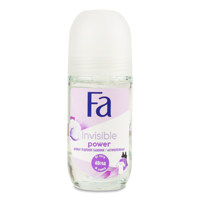 Дезодорант Спорт Прозорий захист кульковий 50мл Fa