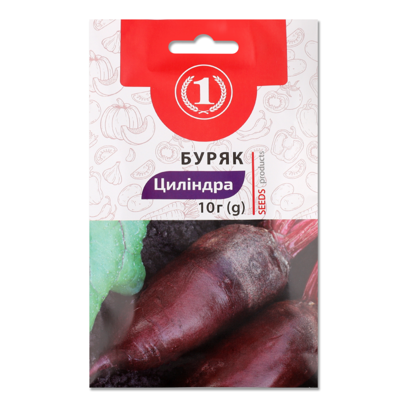 Насіння Буряк Циліндра 10г ТМ “1”
