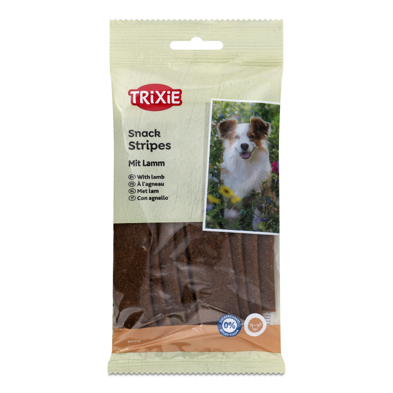 Ласощі д/собак Страйпс з ягнятиною 100г Тріксі