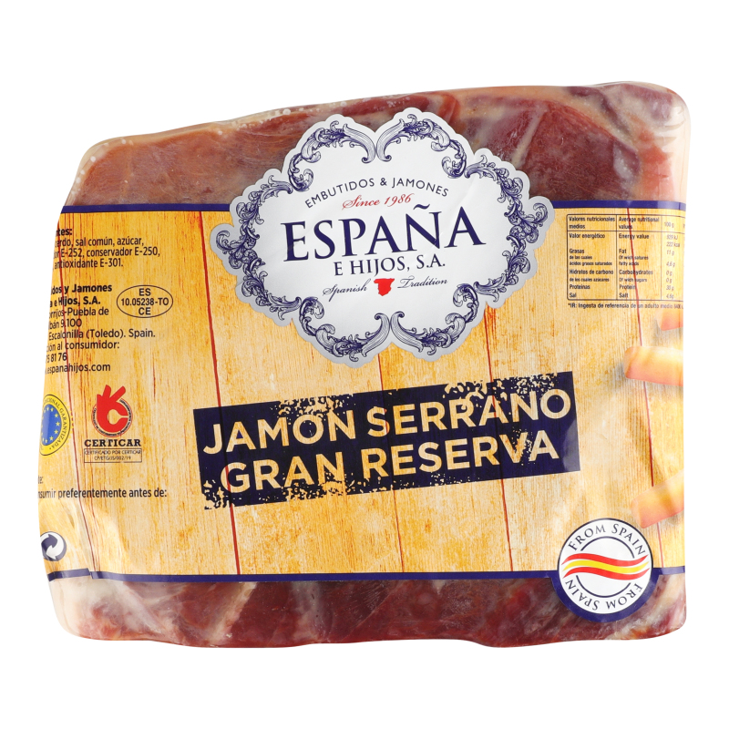 Хамон 2.5кг 16міс Serrano Gran Reserva Limpio Espana E Hijos кг