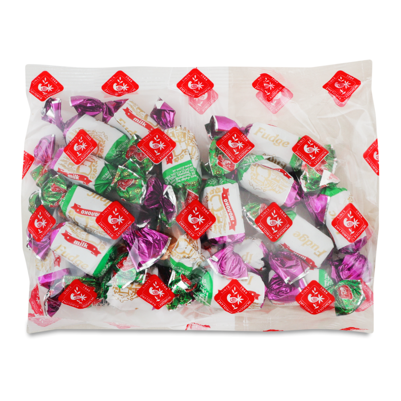 Ірис з смаком молока напівтвердий тиражений 180г Житомирські ласощі