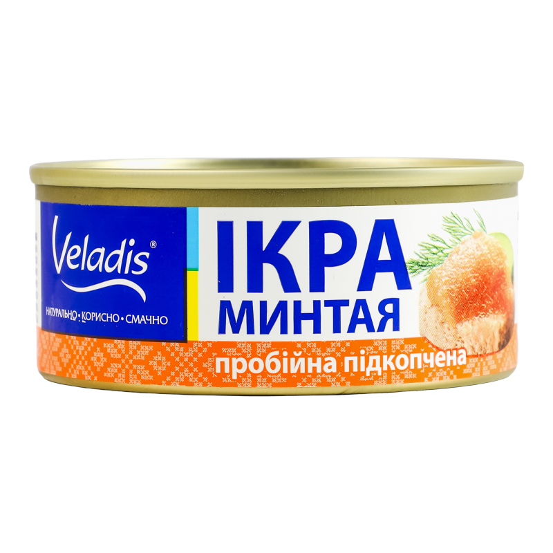 Ікра минтая пробійна підкопчена Veladis з/б
