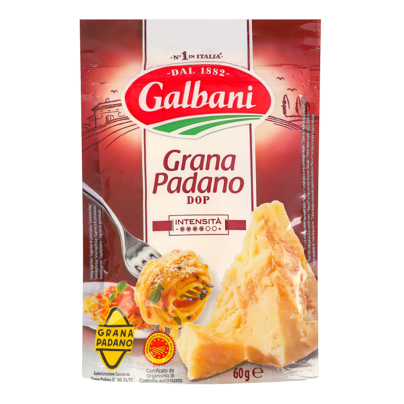 Сир 32% твердий тертий DOP Грана Падано Galbani д/п
