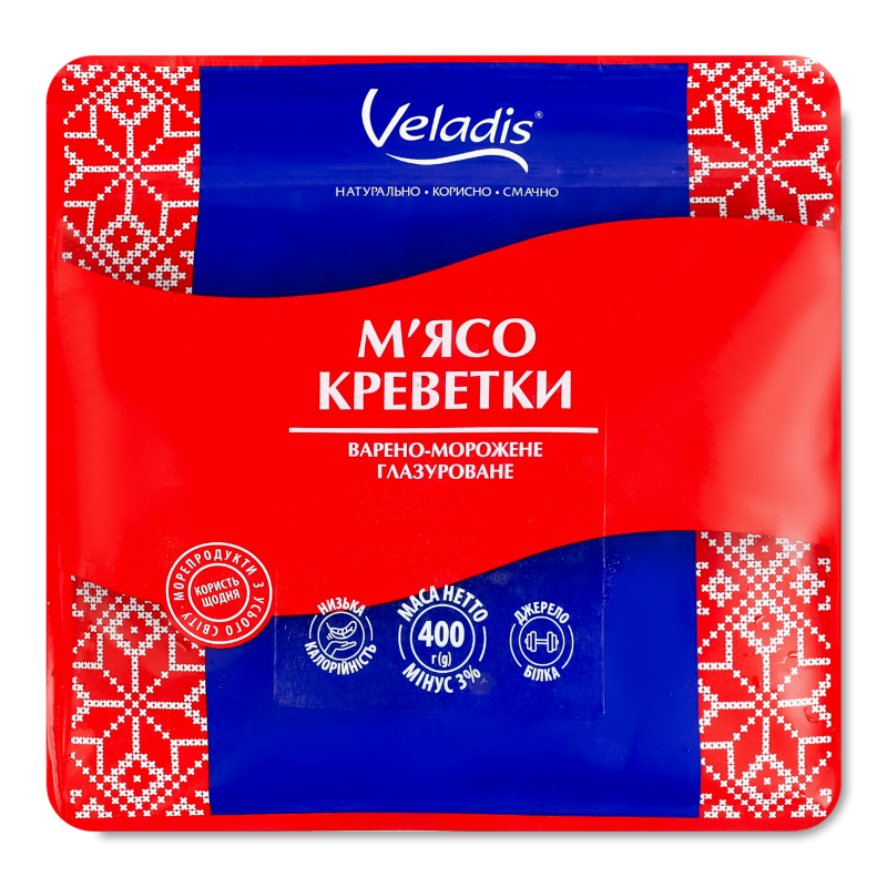 Креветки в/м очищені 400г в/у Veladis