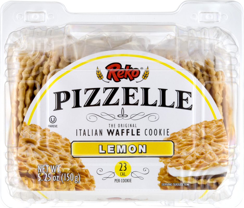 Reko Pizzelle Italian Waffle Cookie Lemon Reko(63054170501) customers