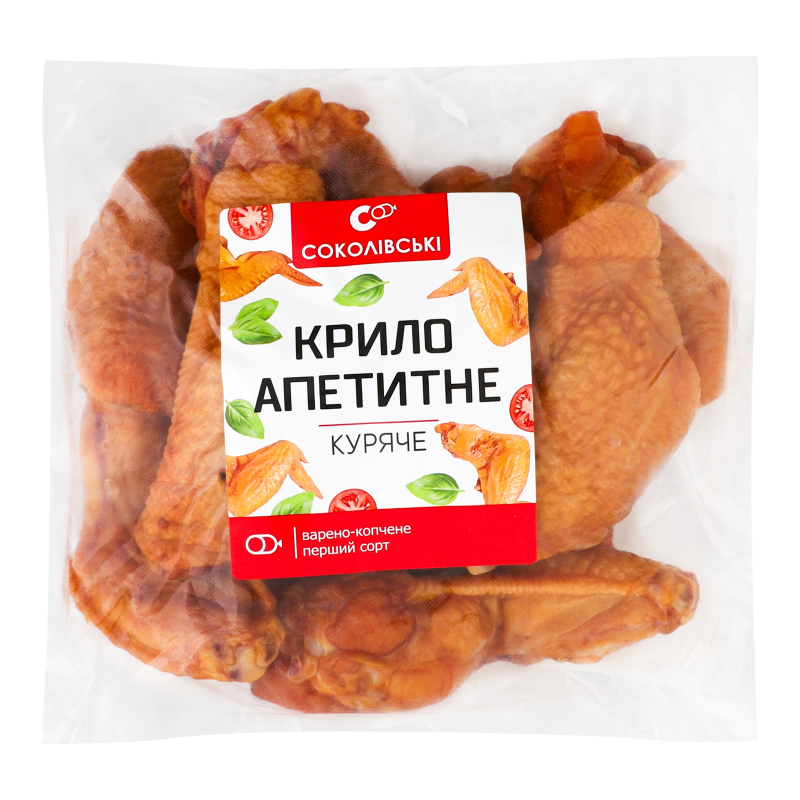 Крило куряче Апетитне Соколівські в/к 1с кг