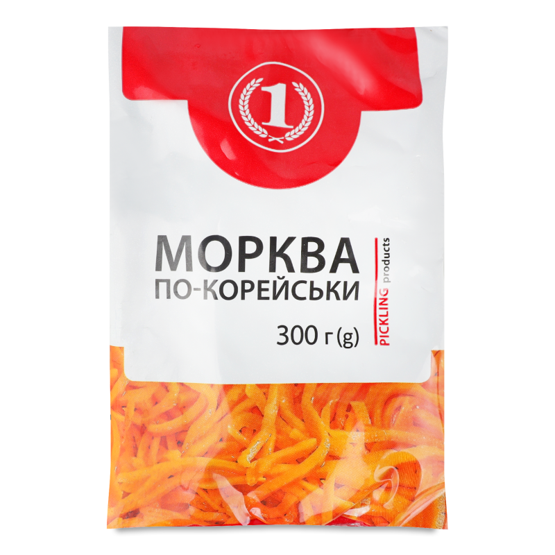 Морква По-корейськи 300г п/е ТМ “1”