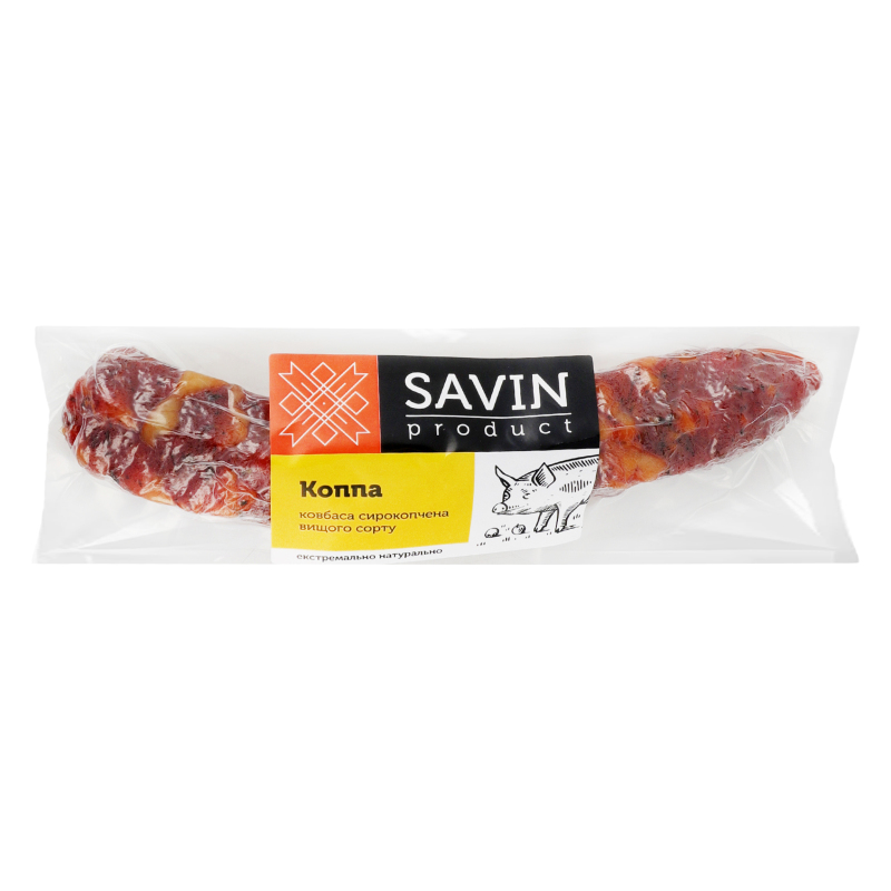 Ковбаса Коппа Savin Product с/к в/с кг