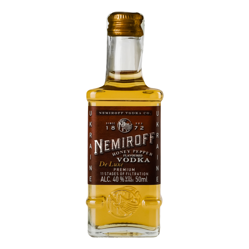Водка 0.05л 40% Медовая с перцем De Luxe Nemiroff бут Nemiroff ...