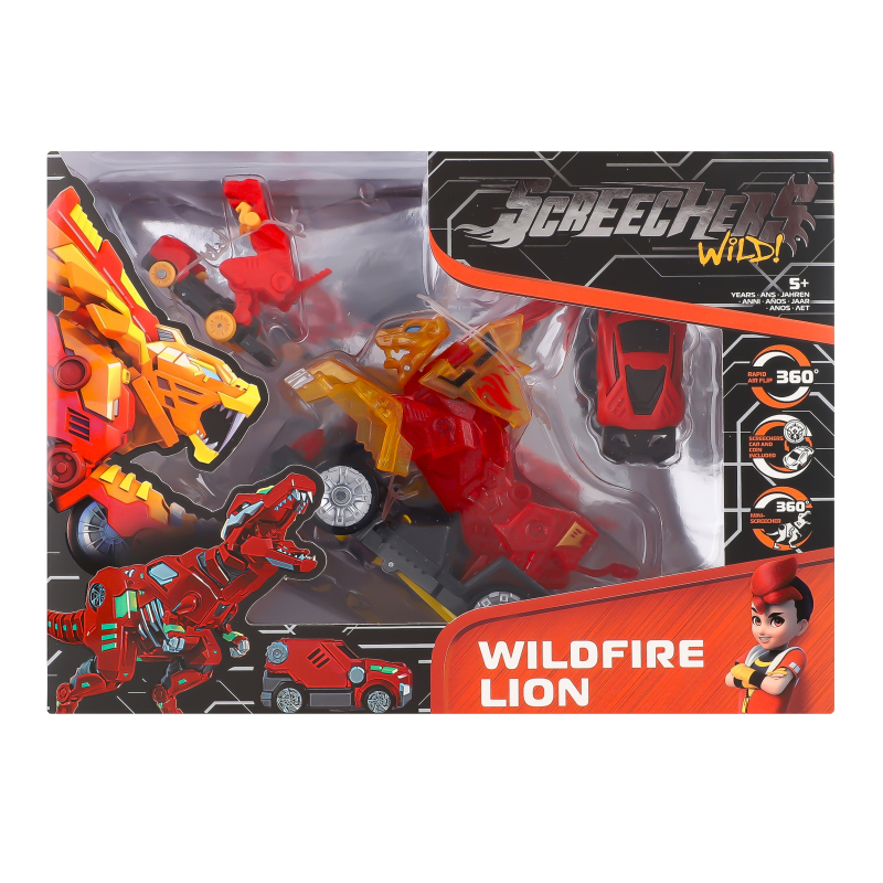 Машинка-трансформер для детей от 5лет №EU685302 Wildfire Lion S4 L3 ...