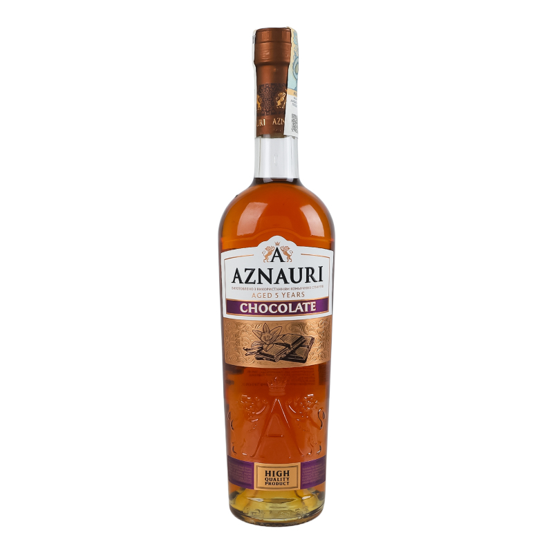 Напій алкогольний 0.5л 30% Aged 5 Years Chocolate De Luxe Aznauri
