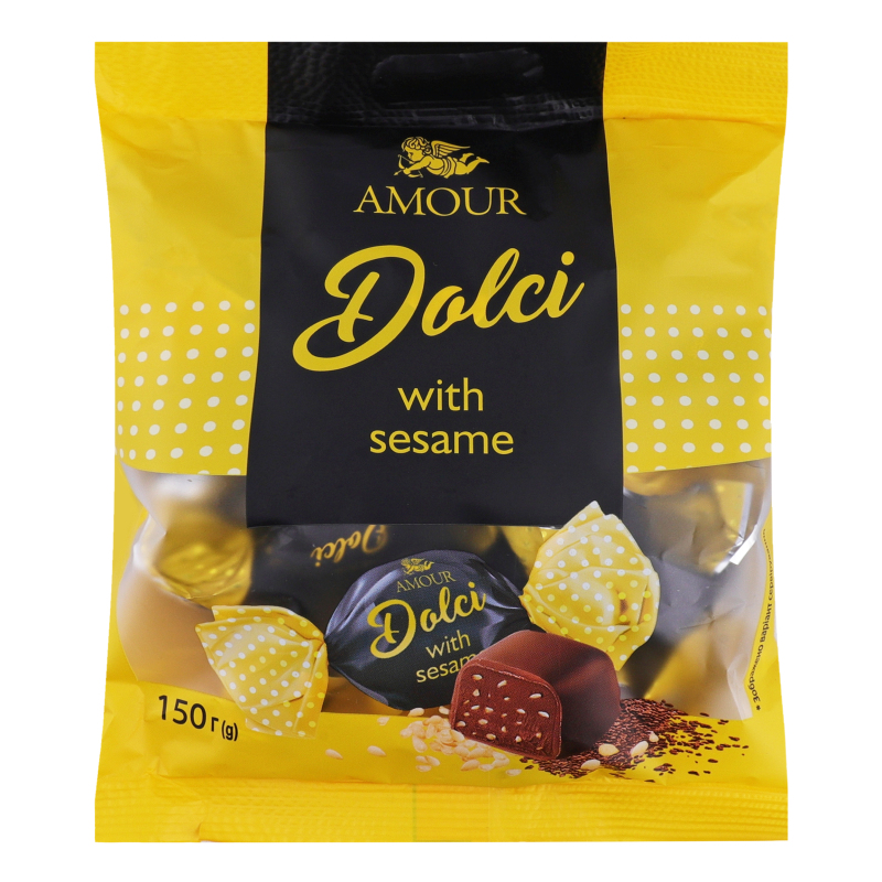 Конфеты Dolci with sesame Amour м/у 150г Amour(4823088612226