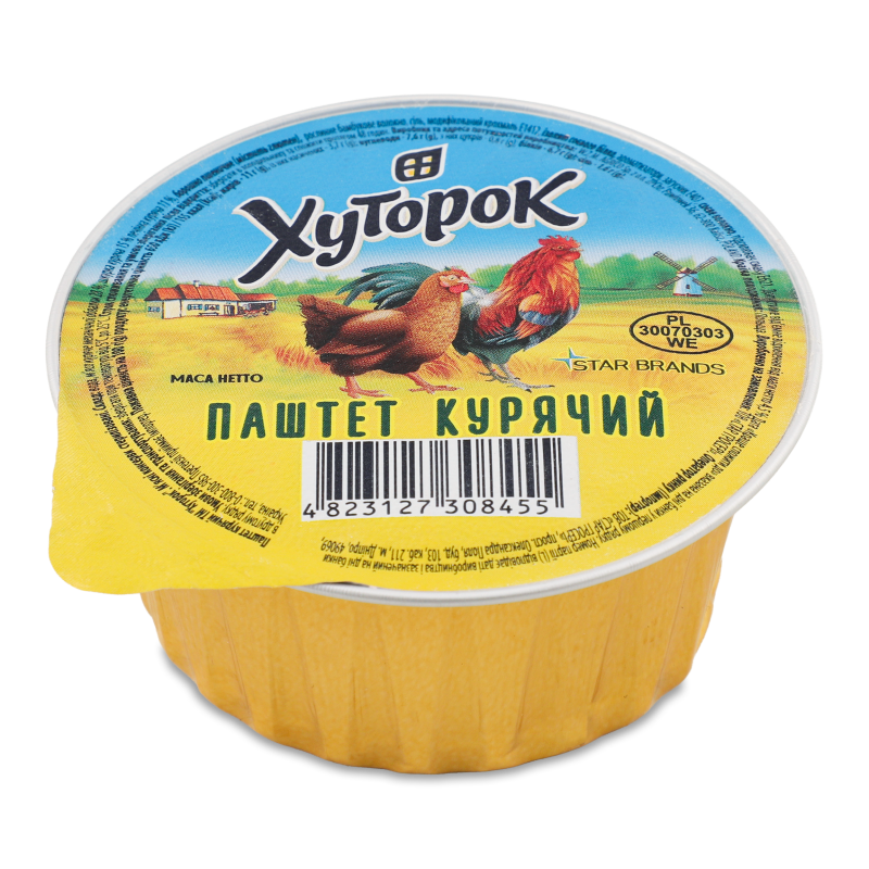 Паштет курячий 130г Хуторок