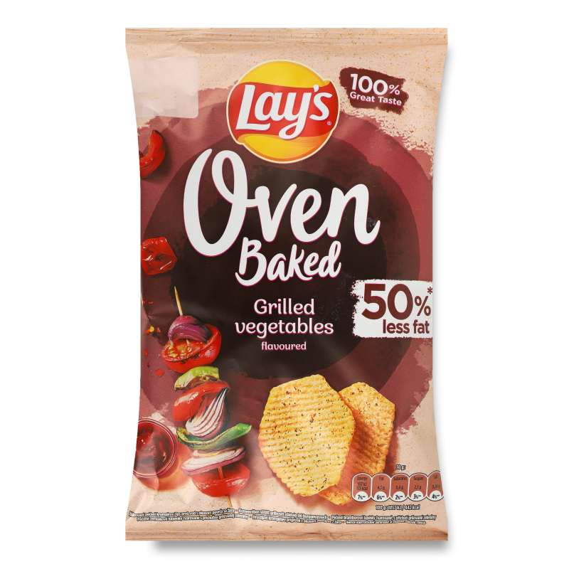 Чипси запечені з смаком овочів гриль 110г Lay’s