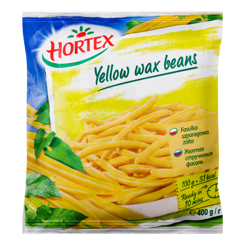Фасоль стручковая желтая быстрозамороженная Hortex м/у 400г Hortex ...