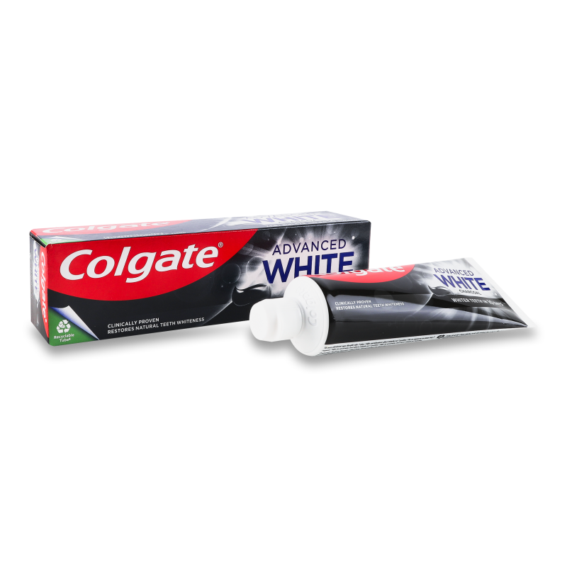 Паста зубна Відбілювальна з вуглем 75мл Colgate