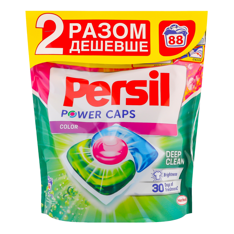 Средство моющее для стирки цветных вещей в капсулах Color Power Caps ...