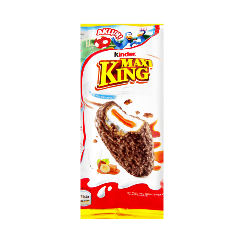Вафлі Maxi king молочно-карамельна начинка Ferrero Kinder 35г Kinder ...