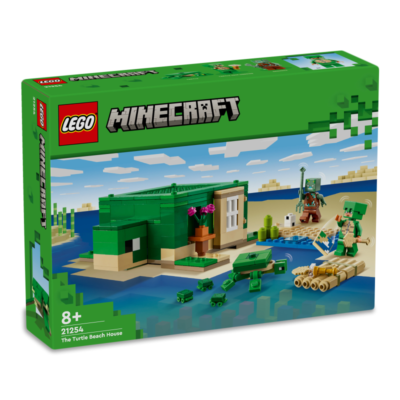 Конструктор Minecraft Пляжний будинок у формі черепахи 21254 Lego