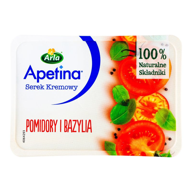 Крем-сир 50% з томатом та базиліком Аrla п/у