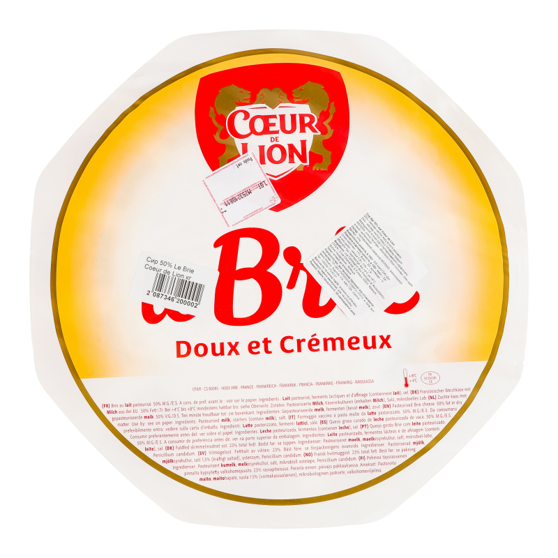 Сир 50% Брі Coeur de Lion кг
