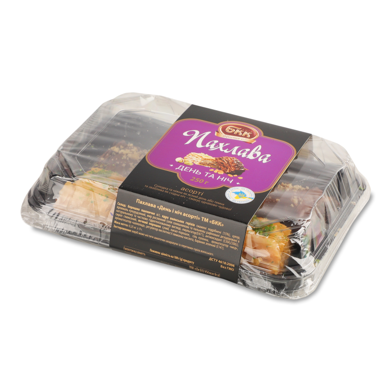 Пахлава День та ніч асорті 250г БКК